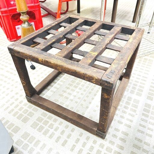 【レトロ品複数購入で割引可】昭和レトロ 台 木製 インテリア アンティーク