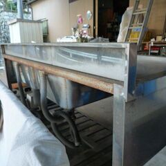 ステンレス　２口流し台　中古の画像