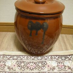 商談中　壺　つぼ　瓶　かめ　蓋つき　梅干し　糠　小物入れ
