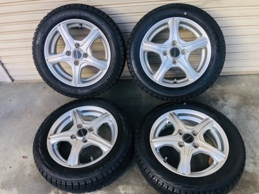 冬タイヤ 155/65R14 軽自動車コンパクトカー用アルミ付きスタッドレス4本組 送料無料‼︎