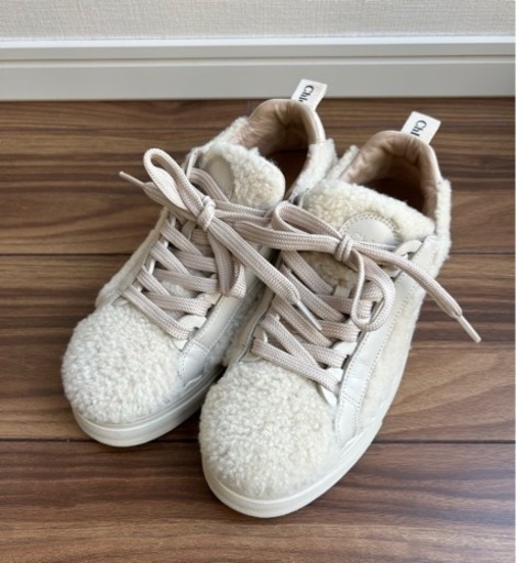 Chloe  スニーカー  ボア  ムートン  レザー  36