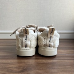 Chloe  スニーカー  ボア  ムートン  レザー  36の画像