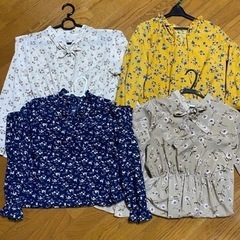 花柄ワンピース