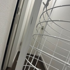 洗濯カゴ 2段ランドリーバスケットの画像
