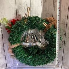 ハンドメイド　クリスマスリースの画像