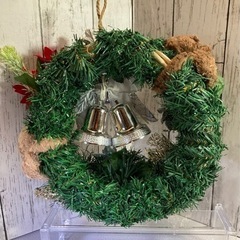 ハンドメイド　クリスマスリースの画像