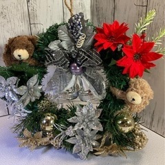ハンドメイド　クリスマスリースの画像
