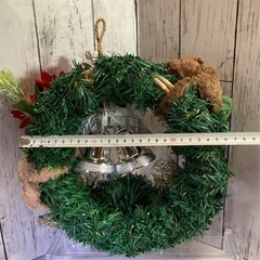 ハンドメイド　クリスマスリースの画像