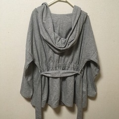 グレーカーディガン　アウターの画像