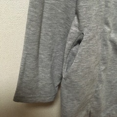 グレーカーディガン　アウターの画像