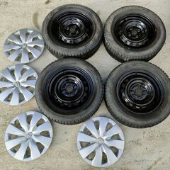 冬4本★175/65R14 BS2015年4穴テーパー PCD1...