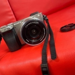 お話し中 SONY α6000 ミラーレス一眼 大掃除の断捨離中