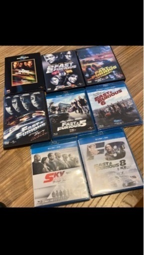 ワイルドスピード1〜8 DVD、5〜8はBlu-rayも付属