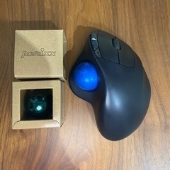 ロジクール　トラックボールマウス　ペリックス製替え玉付き