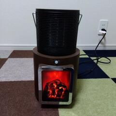 決まりました。暖炉ヒーター　人感センサー付き