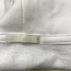 <取引済>GU パーカー(ホワイト)・レディース：Mの画像