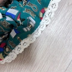 緑のシュシュの画像