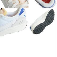 値下げ！新品未使用★NIKE★ワッフル　デビュー★ブルー＆ホワイトの画像