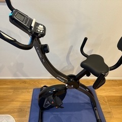 フィットネスバイク　折り畳み可能の画像