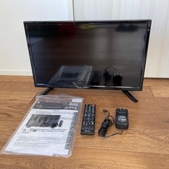 液晶テレビ 24型 ハイビジョン　山善　QRS-24W2K【引取...