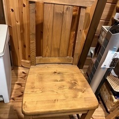 カリモク 無印良品 好きな方に 一枚板の五脚 ダイニングテーブル 長椅子別売りありの画像