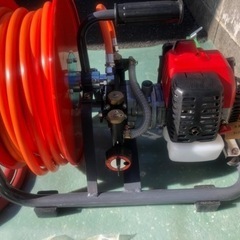 噴霧器　麻場　エンジン式ポンプティーの画像