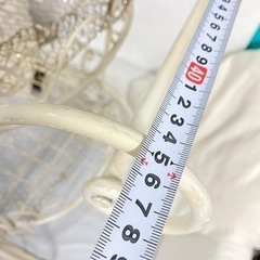 アイアン 三輪車ワゴン スタンドバスケット ロココ 姫系 レトロ 輸入家具 シャビーシック アンティーク インテリア ディスプレイの画像