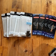 iPhone８プラス用　ガラスフィルム　ソフトケース