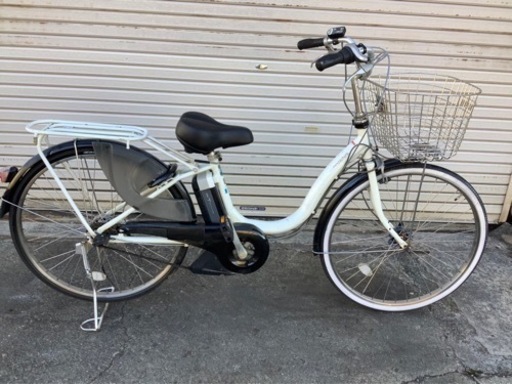 245 ヤマハ新機種電動アシスト自転車pasnatura26インチホワイトアルミボディー