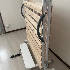 【無料で差し上げます】シングルスノコ折りたたみベッド