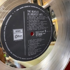 ⭐️ビートルズ⭐️ゴールドディスク⭐️1982年激レアヴィンテージ⭐️の画像