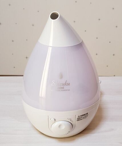 卓上 超音波式アロマ加湿器 雫