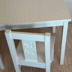 IKEA 子供用(幼児/低学年)椅子机セット