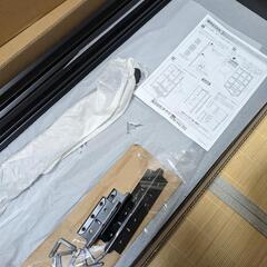 新品スチールラックブラック（半分のみ）の画像