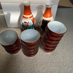 九谷焼　とっくりとおちょこ