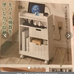 家具 収納家具 キャビネット　ルーター収納の画像