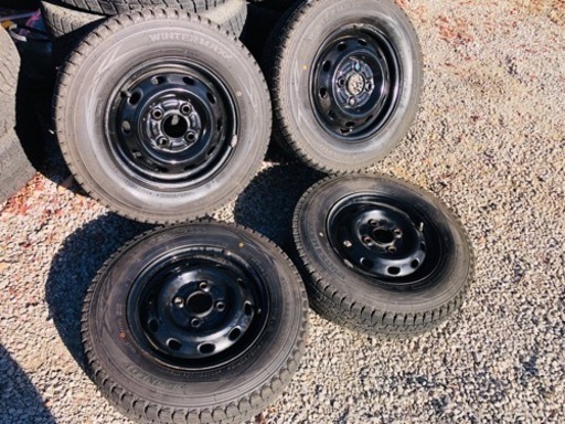 冬タイヤ 145/80R12 LT 軽トラ軽バン用 2021年製スタッドレス4本組