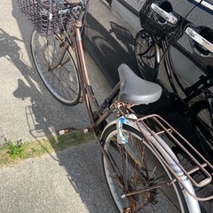 自転車 ママチャリの画像