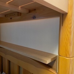 木造2段ベッドの画像
