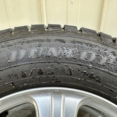 145/80R13 スタッドレスタイヤ、アルミホイールセット（中古品）の画像