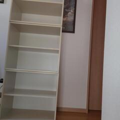 木製収納棚シェルフ３つの画像