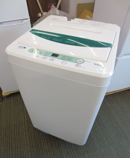 ■ヤマダ　4.5㎏　洗濯機　YWM-T45A1　№139