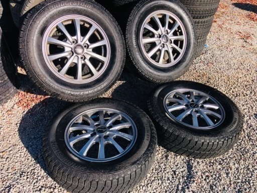 冬タイヤ 185/70R14 ブリヂストン製スタッドレス 4本組