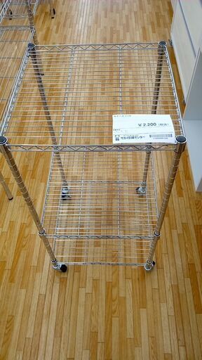 ★ジモティ割あり★スチールラック　シルバー　クリーニング済　YJ1050