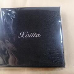【新品未開封】【2つ折り 財布】[XVIITA] エクスビータ メンズ カーボンレザー 本革 スリム 薄型 の画像