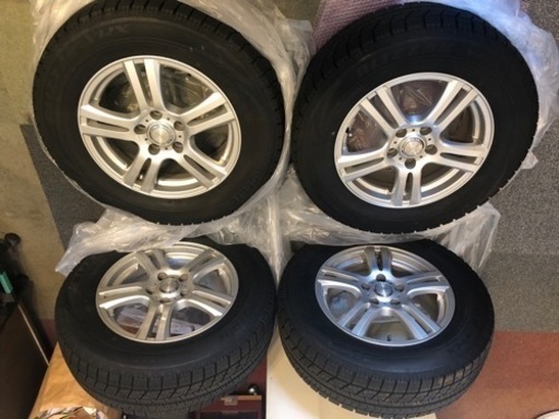 ★決まりました★Weds NIRVANA 215/65R16 + ブリヂストン BLIZZAK VRX 98S 4本セット 6.5J 114.3 5H★