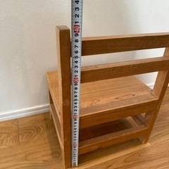 木製子供用いす　2脚の画像