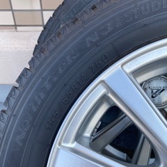 中古　スタッドレスタイヤ　ホイール付き　155/65R14
