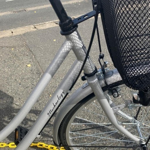 ?新品 未使用? 26インチ自転車 21テクノロジー 1年保証✨ カラーシルバーNo.1229● ※現金、クレジット、スマホ決済対応※