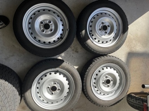 美品スズキ純正ホイール&155/65r14スタッドレス